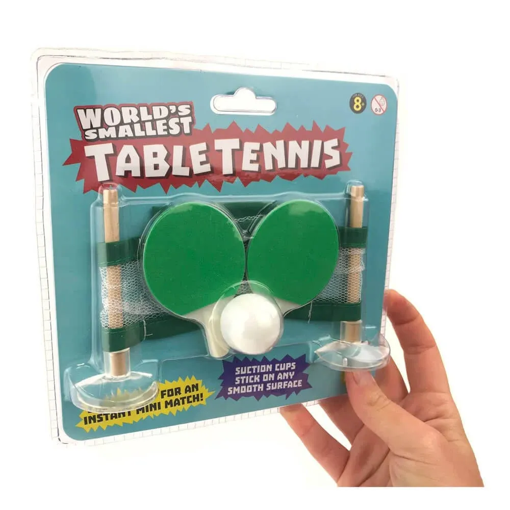 "World's Smallest Table Tennis Set"