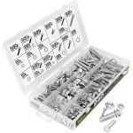 Tradespro 836344 Zinc Metric Nut and Bolt Assortment, 240-Piece