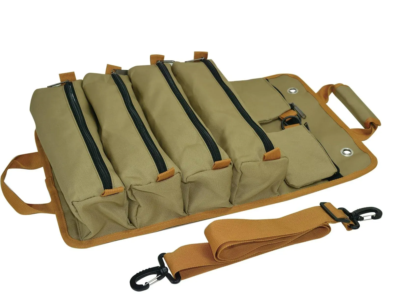 Tool Bag Roll Up, Bag Tool Organizers, Small Tool Bag W/Detachable Pouches, H...