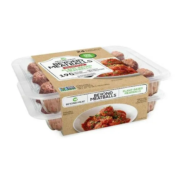 Beyond Meat Ready To Cook Plant Based Meatballs, 20 Ounce - 16 per case.