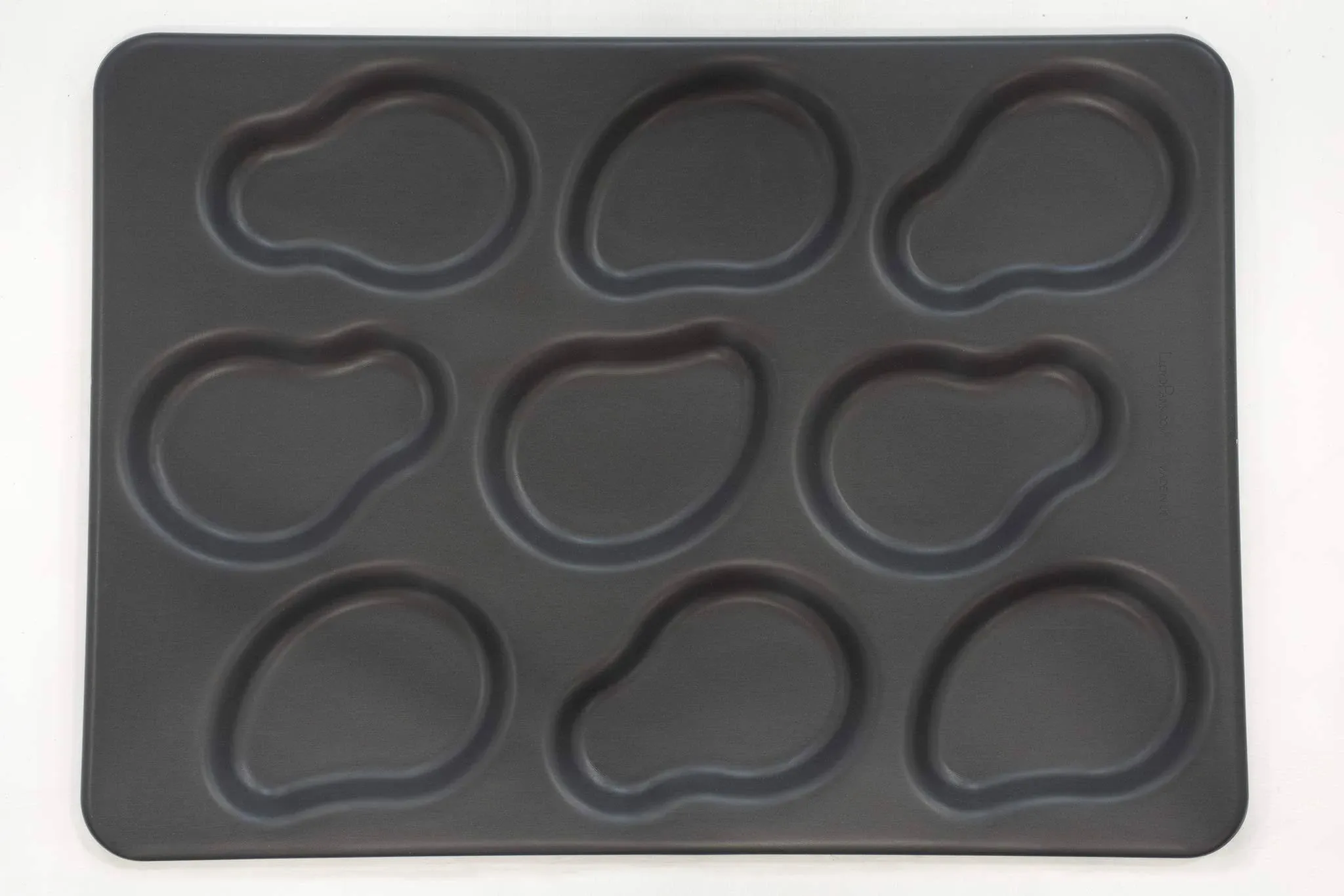 LloydPans Egg Pan , 12.88 x 17.88 inch 9-Cavity Irregular Egg Pan, Pre-Seasoned PSTK