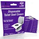 100 Toilet Seat Covers Disposable - XL Flushable Toilet Seat Covers for Kids, Toddlers and Adults Use for Travel, Potty Training, Airplane, Public