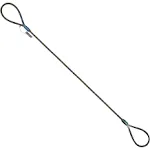 Eye and Eye Wire Rope Choker Sling, 1/2" x 10' Rigging Lifting Industrial 5,000 lbs