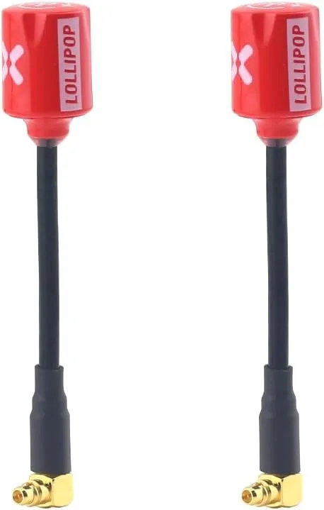 FOXEER 2pcs FPV Antenna Lollipop V4 5.7G 2.6dBi Super Mini RHCP Stubby Antenn...