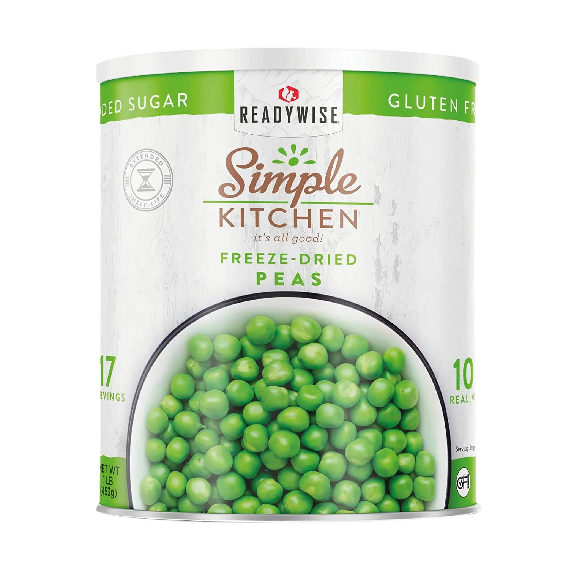 Freeze-Dried Peas - 17 Serving #10 Can