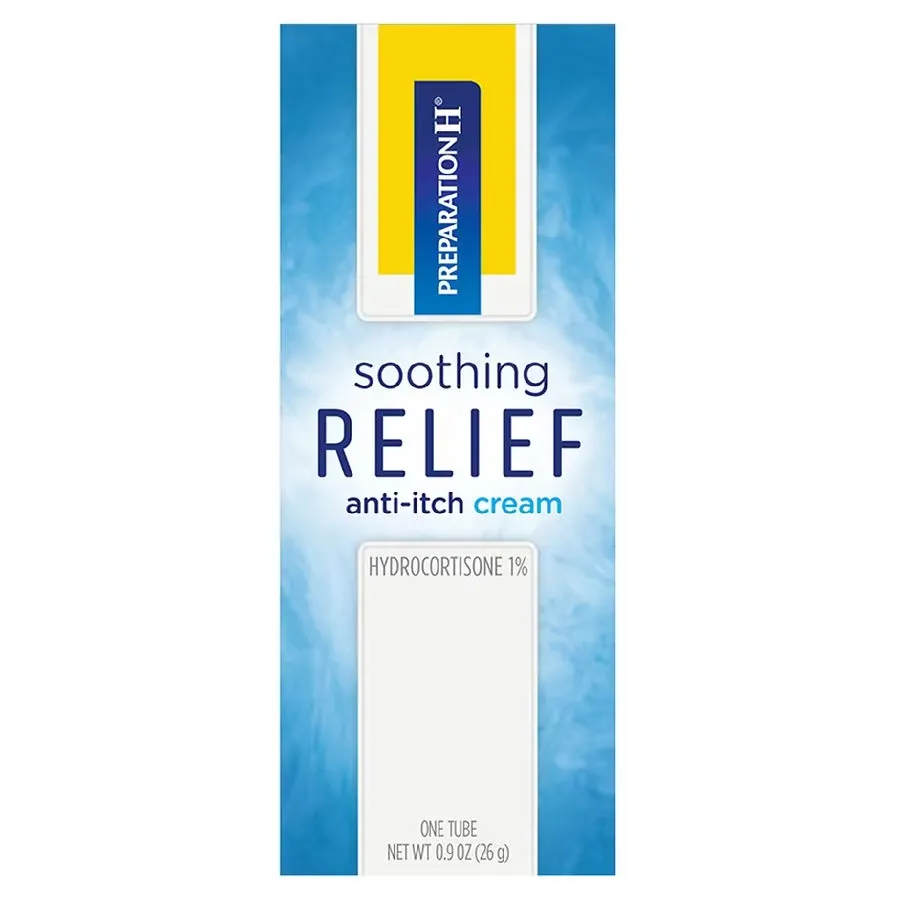 Preparation H Soothing Relief Anti-Itch Cream 0.9oz Exp 08/25