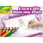 Crayola Light-Up Tracing Pad Pink Coloring Board for Kids, Gift, Toys for Girls