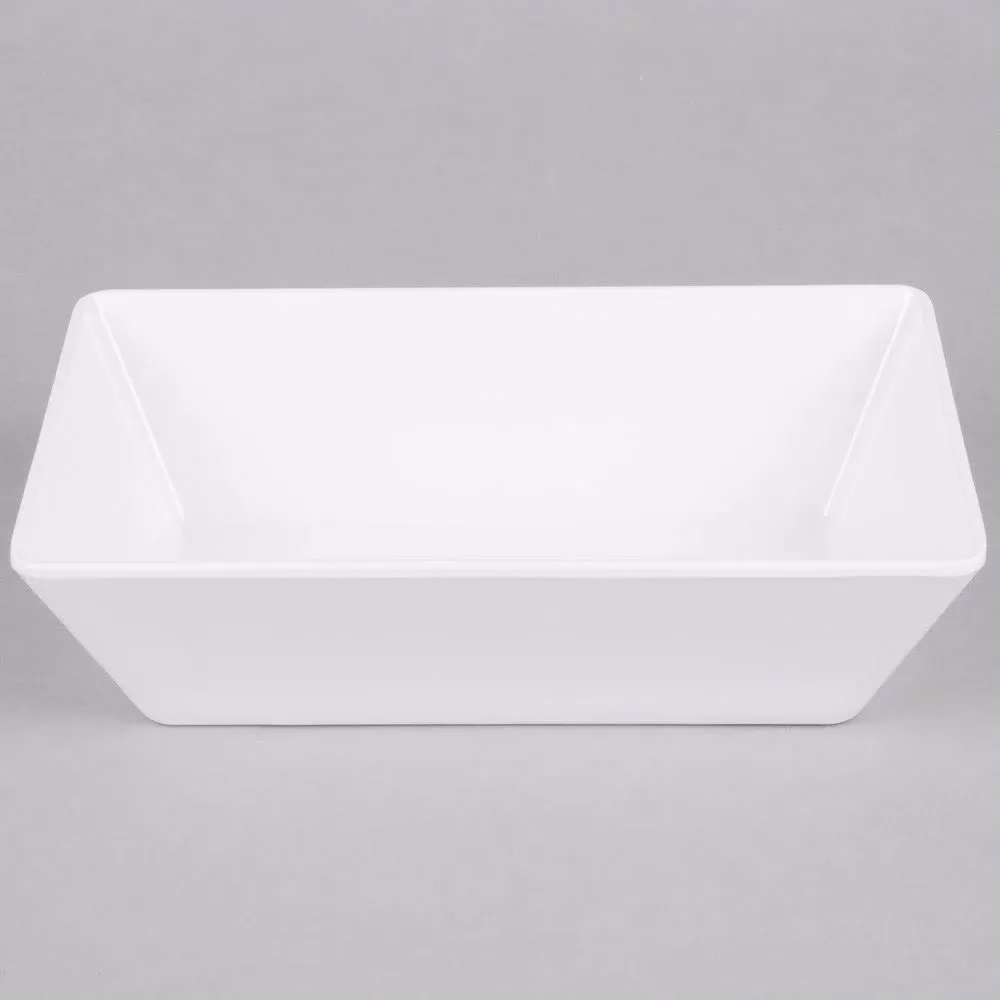 American Metalcraft MLRP9 48 oz Melamine Serving Bowl, White