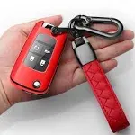 Sindeda for Chevrolet Key Fob Cover with Keychain TPU Full Protection Key Shell ...