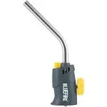 BLUEFIRE MRS-7014A Trigger Start Gas Welding Propane Torch Head Specially for MAPP Fuel,Extend 1.5" Burning Tube Nozzle Piezo Self Ignition Handhold Cylinder Soldering Brazing Triple-Point Flame