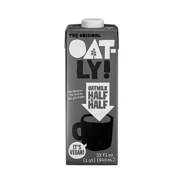 Oatly Oat Milk Half and Half 32 fl. oz. - 12/Case