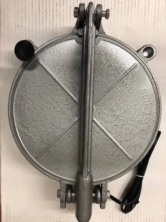 Always-Quality Mexican Cast Iron Electric Corn or Flower Tortilla Maker