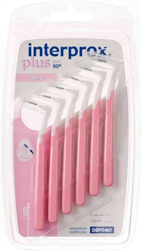 Interprox Plus 90° Nano Interdental Brushes 1.9mm x6