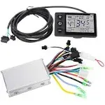 Yunir Brushless Motor Controller, Waterproof 24V-48V Motor Controller, LCD Di...