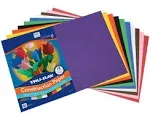 Pacon 103063 Tru-Ray Construction Paper, 76 lbs., 12 x 18, Assorted, 50 Sheets/Pack(Art Paper)