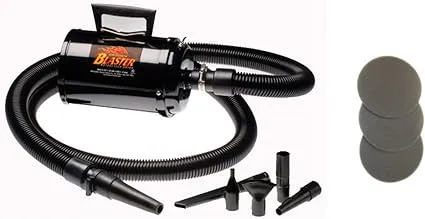 Metro Vac Air Force Blaster Car & Motorcycle Dryer - Model B3-CD | Includes 3 Free Filters | Made In The USA | 5 Year Motor And 1 Year Parts And Labor Manufacturer’s Warranty