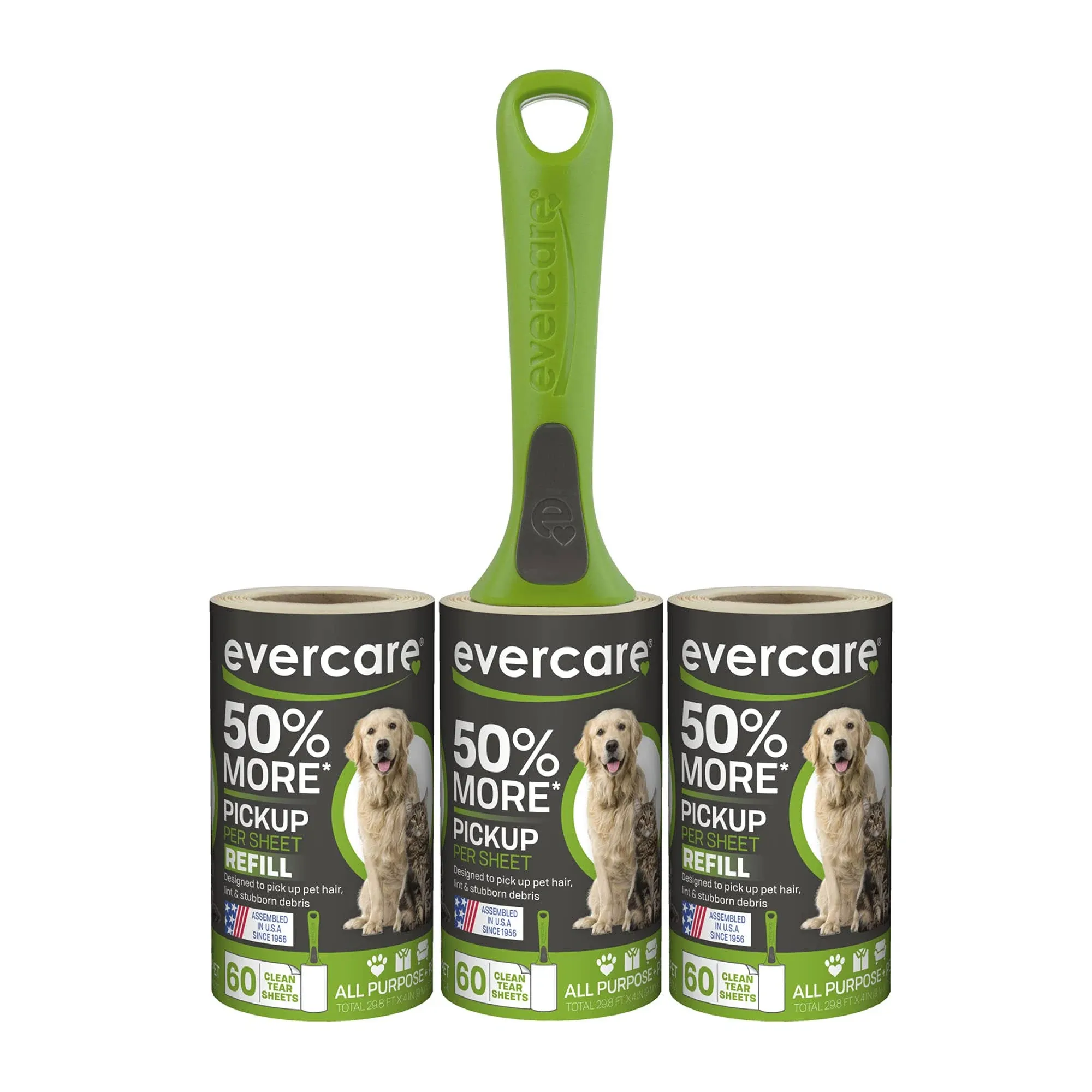 Evercare Pet Extreme Stick Lint Roller Combo Pack