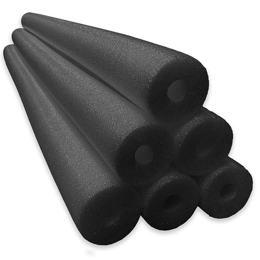 6 Pack Jumbo Swimming Pool Noodle Foam Multi-Purpose -Black