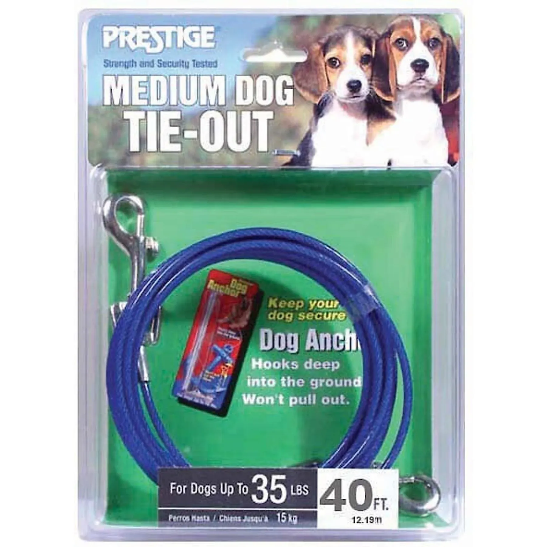 Boss Pet - Prestige 40ft Medium Dog Tie Out