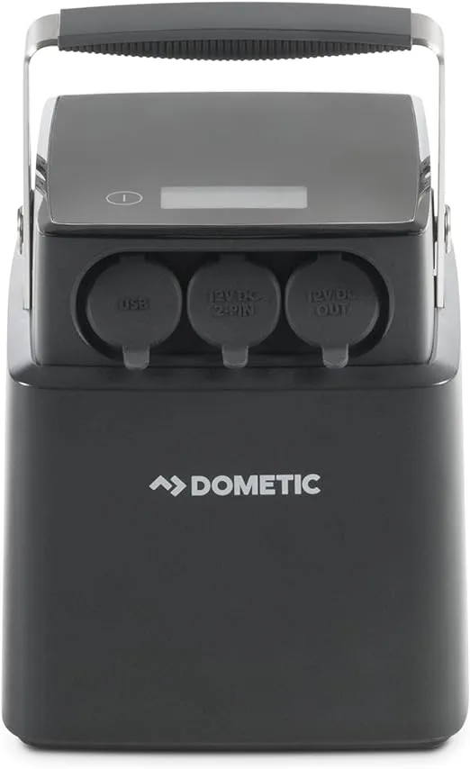 Dometic PLB40 Portable Lithium Battery Power Station, 40 Ah Solar Generator Mobile Battery Pack for Outdoor Camping, Road Trip Adventures