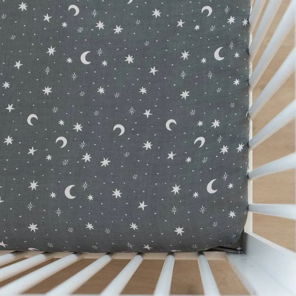 Mebie Baby Night Sky Crib Sheet