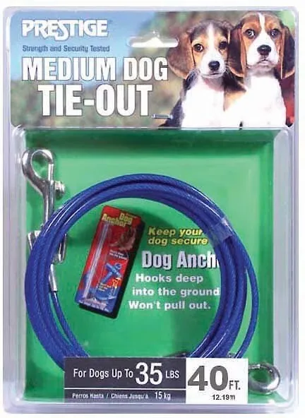 Boss Pet - Prestige 40ft Medium Dog Tie Out