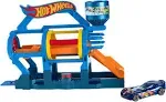 Hot Wheels Turbo Jet Car Wash Playset