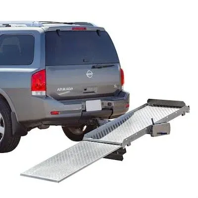 Unbranded Hitch Cargo Carriers 52.75&#034;Lx52.75&#034;<wbr/>Wx12&#034;H 350-Lbs Aluminum Scooter