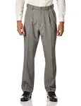 Haggar Men's Cool 18 Pro Classic Fit Pleat Front Hidden Expandable Waist Pant (Regular and Big & Tall Sizes)