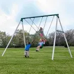 Big Brutus Heavy-Duty Metal A-Frame Swing Set | Backyard Discovery