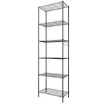 6-Tier Wire Shelving Unit, Free Standing Shelf, Metal Storage Shelves, Heavy ...