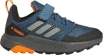 Adidas Terrex Trailmaker Hiking Shoes - Kids - Wonder Steel / Grey Three / Impact Orange - 5