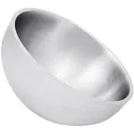 American Metalcraft AB14 Double-Wall Angle Bowl, Stainless Steel, 304 oz.,Silver