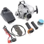 49CC 2-Stroke Engine Motor Kit, Mini Pull Start Engine for Pocket Bike Mini Dirt Bike Atv Or Scooter