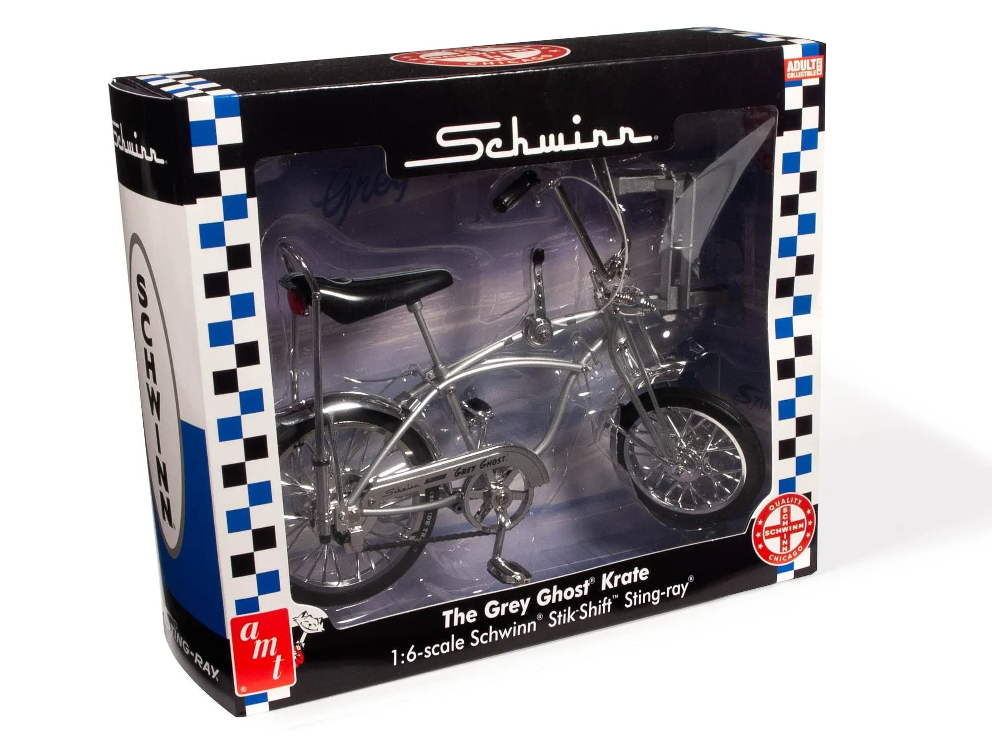 AMT  1/6 Diecast Schwinn Grey Ghost Bike  #D003📌USA📌Ne<wbr/>w Release📌Seale<wbr/>d📌