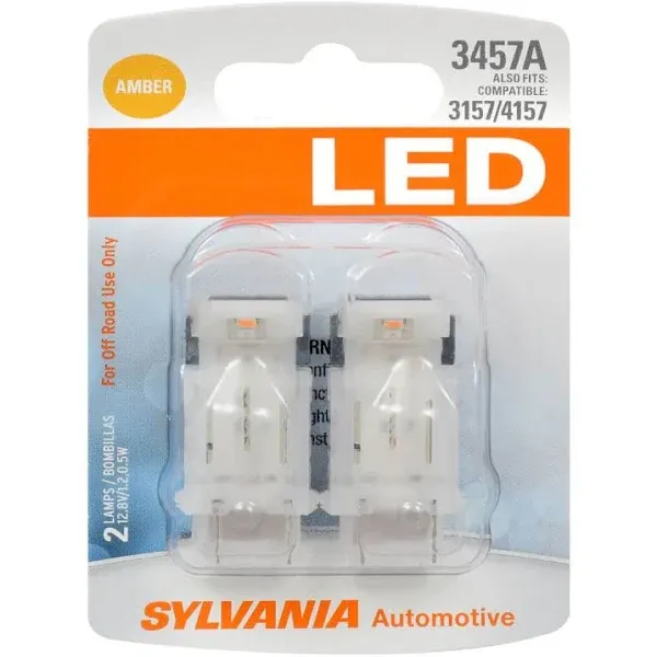 ( 1 ) Sylvania LED 3457 LED Lamps Bulbs also fits 3057/4057 cool white