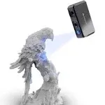 3DMakerpro Seal Lite 3D Scanner for 3D Printing and Modeling, 0.02mm Accuracy 10 Fps Scan Speed, Anti-Shake Lenses, Handheld 3D Model Scanner for Body and Model Scanning, Compatible with Win10/MacOS