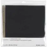 20 Sheets 12" x 12" Black Scrapbook Refill Pages by Recollections - Memory Book Page Refills - 1 Pack