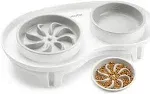 Elevated Cat Slow Feeder Bowl: Anti-Vomiting Bloat Stop Raised Food & Water Bowl for Kitten Healthy Eating - No-Spill/Non-Slip Shallow Puzzle Bowl for Puppy Small Dogs