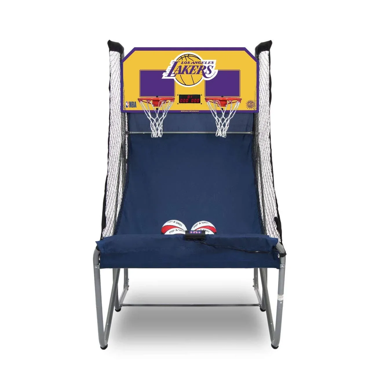 Pop-A-Shot Los Angeles Lakers Home Dual Shot Basketball Game