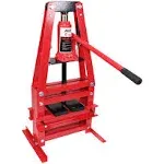 Dragway Tools 6-Ton Benchtop Hydraulic A-Frame Shop Press with Press Plates