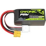 OVONIC 6S Lipo Battery 100C 1300mAh 22.2V Lipo Battery with XT60 Connector for RC FPV Racing Drone Quadcopter