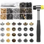 TLKKUE Leather Snap Fasteners Kit