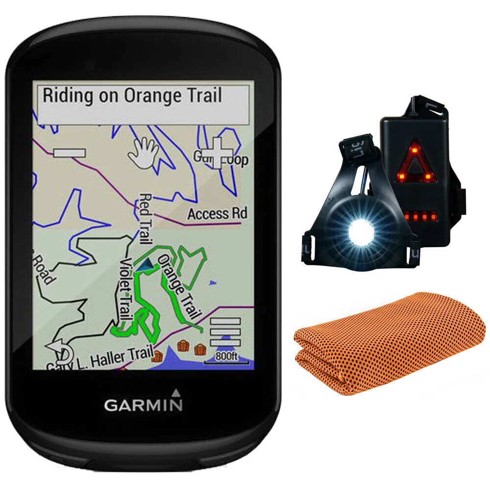 Garmin 010-02061-00 Edge 830 GPS Cycling Computer w/ Accessories Bundle