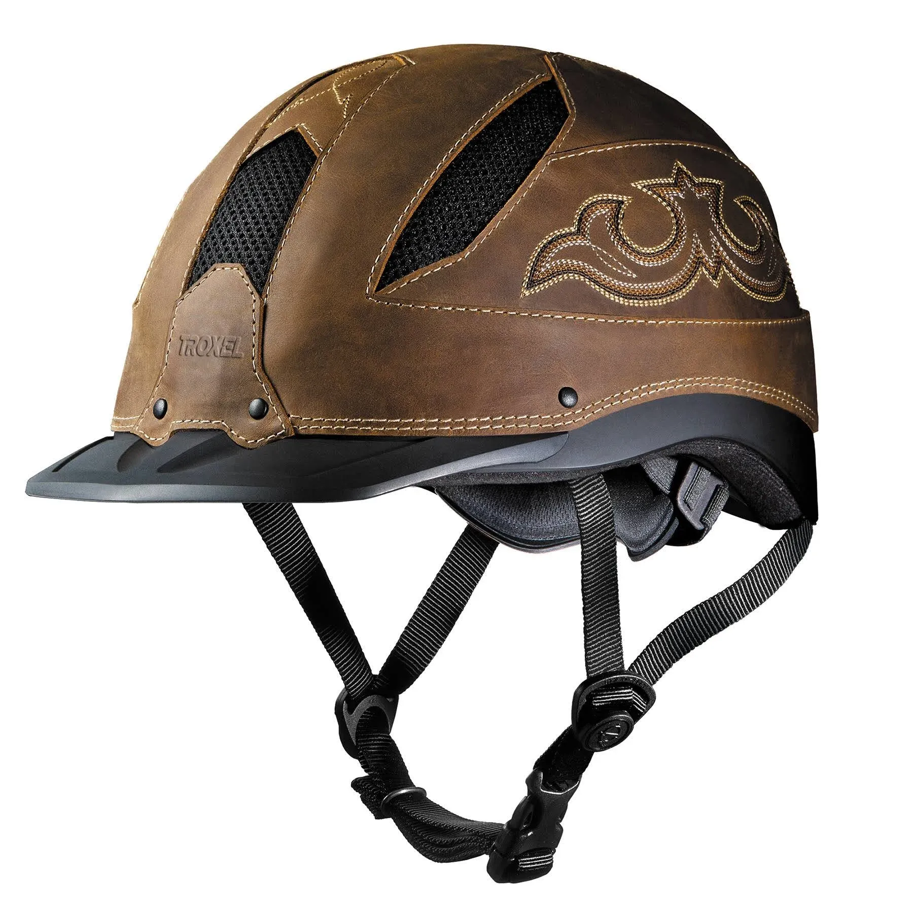 Troxel Cheyenne Leather Riding Helmet