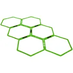 Yes4all Hex Agility Rings/Speed Rings with Carrying Bag – Hexagon Rings, Agility Hurdles for Agility Footwork Training