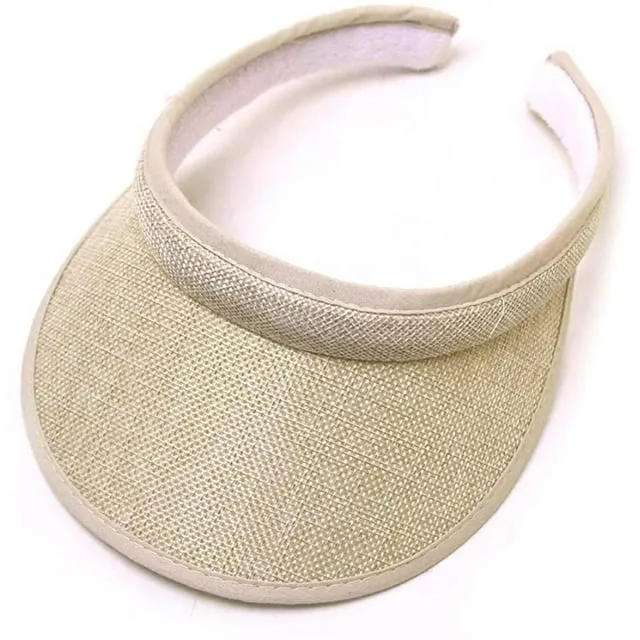 Roll-Up Foldable Wide Brim UPF 50+ Straw Beach Hat Tennis Golf Sun Hat Straw Sun ...