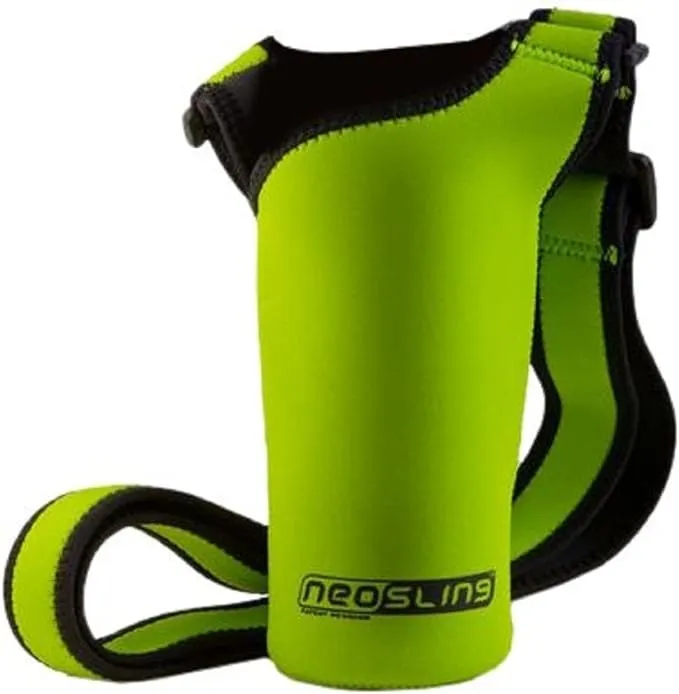 NEOSLING, Adjustable Neoprene Bottle Holder, Treefrog Green