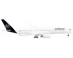 Airbus A350-900 Commercial Aircraft Lufthansa - D-AIXP White With Dark Blue Tail