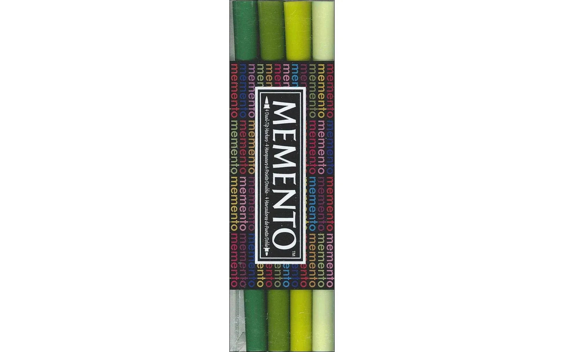 Greenhouse Memento Dual-Tip Markers 4Pk by Tsukineko 100-002 NEW